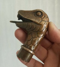 Victorian Old Bronze Cane Hand