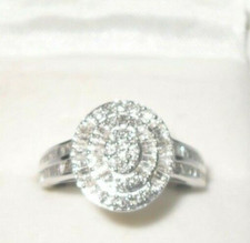 0.75ct Diamond Cluster Ring-