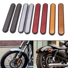 2PCS Car Motorcycle Reflective Sticker Safety Warning Mark Reflector Tape Strips