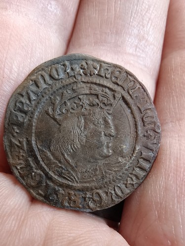 Henry viii 1509 groat - henry, viii,