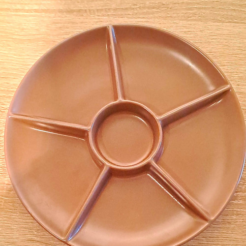 Poole twintone divided ceramic - divided,