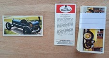 A Full set of 50 cards Vintage Cars by Black Cat