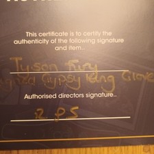 Signed Glove And Book I Had