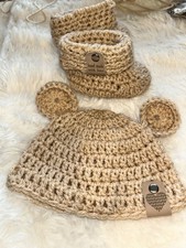 Handmade Crochet Baby Booties
