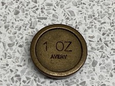 Vintage Avery Brass Weight 1