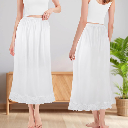 Women satin half slips - half, soft