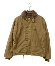 N-1 Deck Jacket Navy Military Outerwear Coat Vintage Used