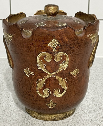 Large brown gold decorative - &,