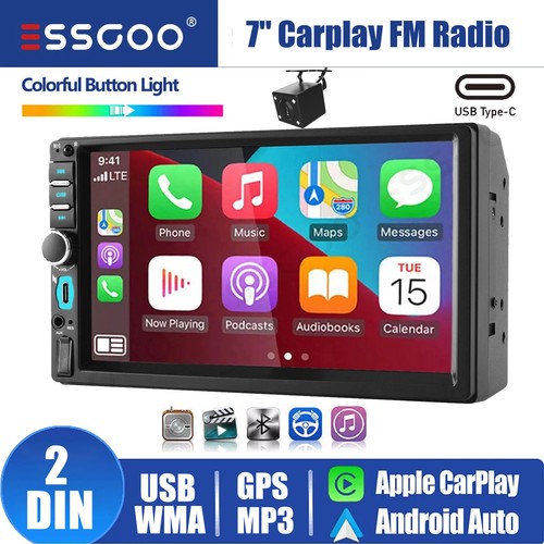Car radio stereo double - car,