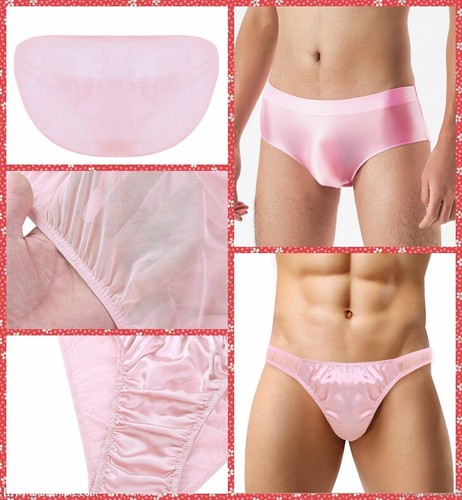 Men shiny satin panties - men's,