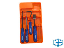 DRAPER SCRAPER AND PICK REMOVER AWL SET 4 PIECE CONTOURED HANDLES