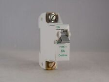 Crabtree SB6000 MCB 6 Amp Single Pole Breaker Type 1 6A 610/06