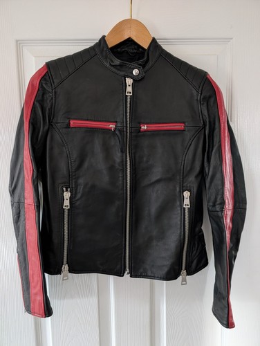 Replay leather bikers jacket - replay,