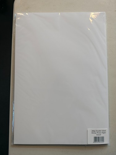 100 sheets 260gsm - 100, double