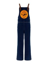 Mens Burberry  Swim With The Sharks Denim Overalls Dungarees Size 50 / Large