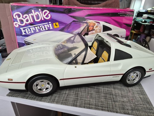 White barbie ferrari 328 gts - white,