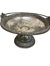 Antique Silver Plated Ornate