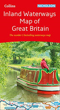 Collins Nicholson Inland Waterways Map of Great... - Nicholson Waterways Guides