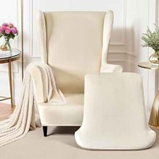 Mingfuxin Wingback Chair Covers 2 Piece Set Stretch Wing Chair Cushion Sofa Slip