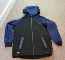 Boys age 9-10 (10-11) ZARA shell hoodie navy grey jacket