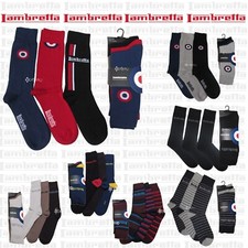 3 Pairs Lambretta Target Designer Cotton Rich Socks Shoe Size 6-11