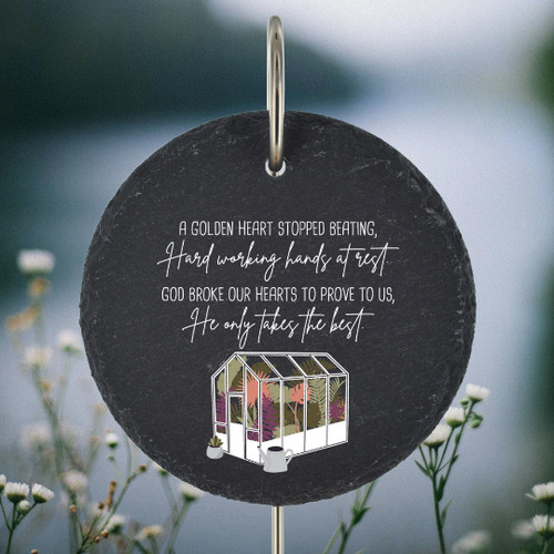 Gardener grave stick marker - gardener,