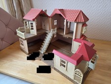 Sylvanian Families 2004 Willow Hall UK Vintage Complete Set and Conservatory