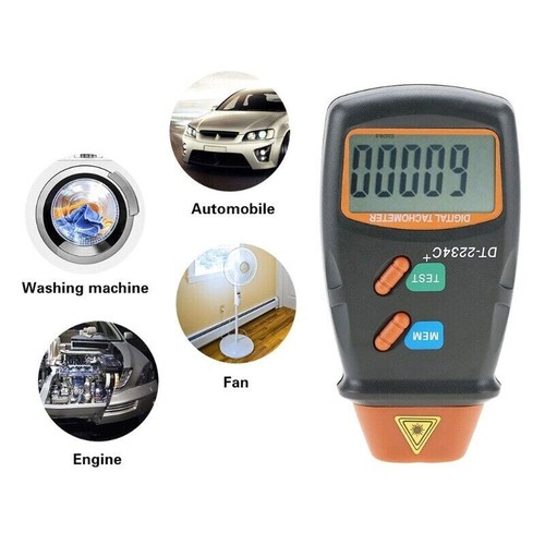 Digital laser photo tachometer - laser-photo,
