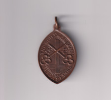 Antique Old The Guild Of St Peters  Religous Church Fob 40MM 25MM Medal.HH477