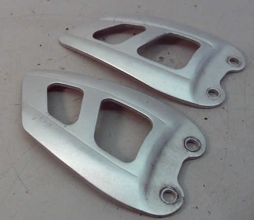 Rider footrest heel - rider, plates