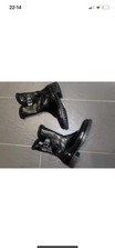 Russell & Bromley patent black fur lined calf  Boot Uk 7