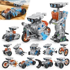 12-in-1 Electric DIY Robot Toy Building Science Kits STEM Robot Building Kit Toy