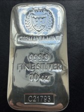 Germania Mint 10oz Cast Silver