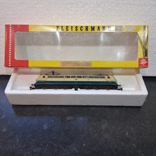 Fleischmann 4381 HO gauge DB BR 151 electric loco in cream and blue livery