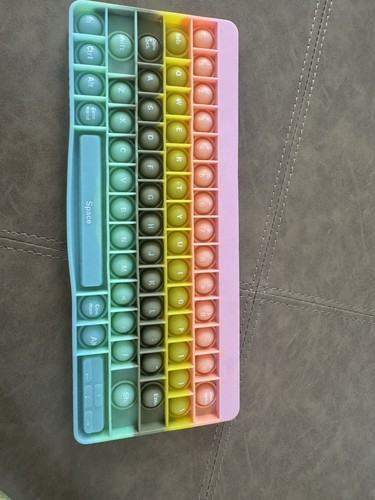 Rainbow pastel giant keyboard - rainbow,