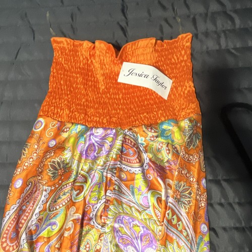 Jessica taylor orange paisley - jessica,