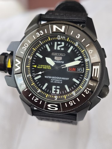 Rare blackout seiko - atlas, map