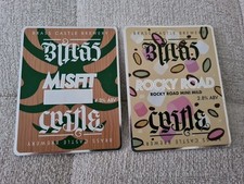 Beer Pump Clips Brass Castle Brewery X2 Clips