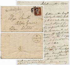 PENNY RED Plate 10 JL 1841