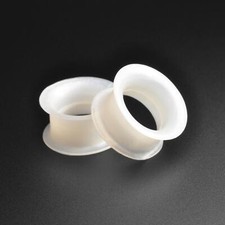 White pearl silicone double - pearl,