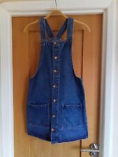 Primark Ladies Blue Denim Pinafore Dress