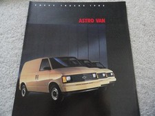 1985 Chevrolet Astro Van Sales