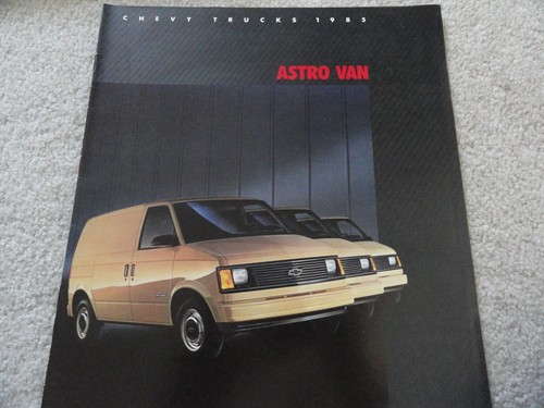 1985 chevrolet astro van - van, sales