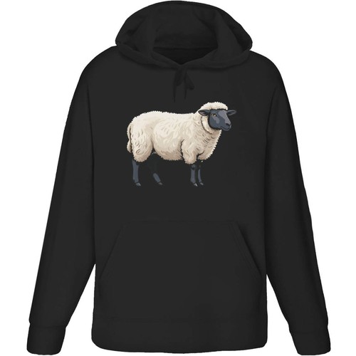 Suffolk sheep adult - hoodie, /