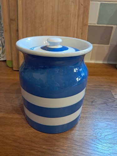 Cornish ware storage jar - storage,