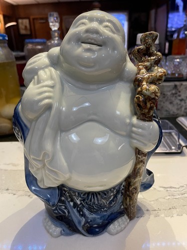 Japanese kutani happy buddha - happy,