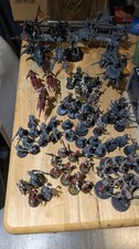 Warhammer 40k Drukhari Army 1500 Points, Partially Painted!