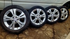 17" Mercedes E Class C Class Alloy Wheels with Tyres 225 50 17