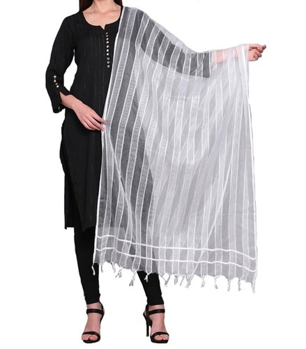 Chanderi dupatta gold - dupatta, toned