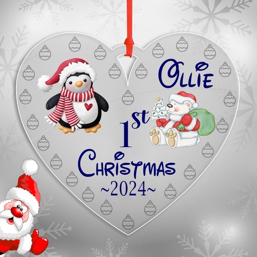 Personalised first christmas - personalised,